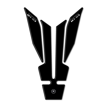 PARASERBATOIO ADESIVO in RESINA 3D compatibile per MOTO YAMAHA MT-03 dal 2016-25