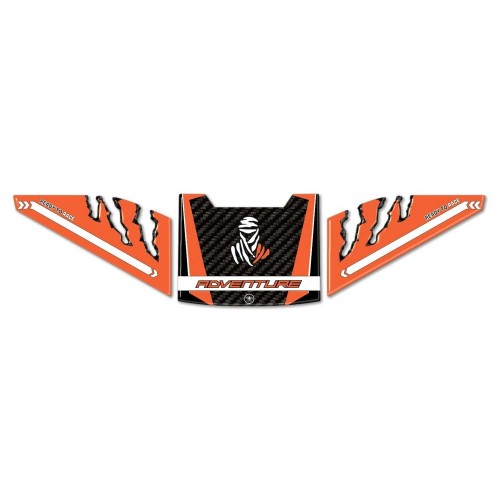 PARASERBATOIO ADESIVO in RESINA GEL 3D compatibile con KTM 890 e 790 ADVENTURE 2