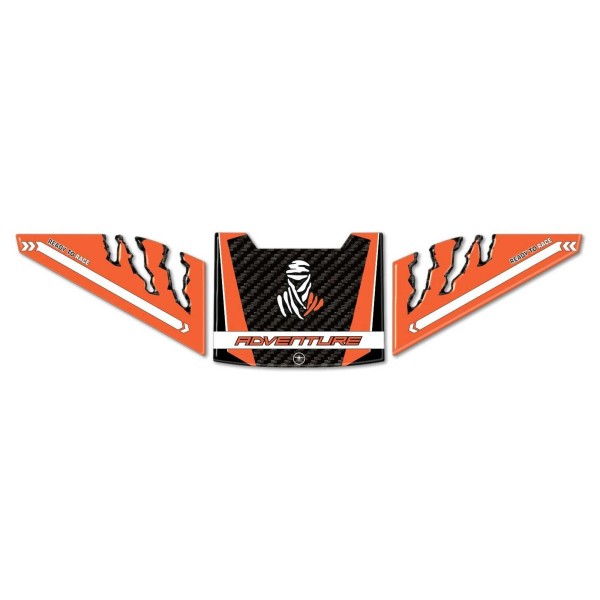 PARASERBATOIO ADESIVO in RESINA GEL 3D compatibile con KTM 890 e 790 ADVENTURE