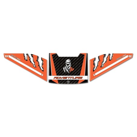 PARASERBATOIO ADESIVO in RESINA GEL 3D compatibile con KTM 890 e 790 ADVENTURE