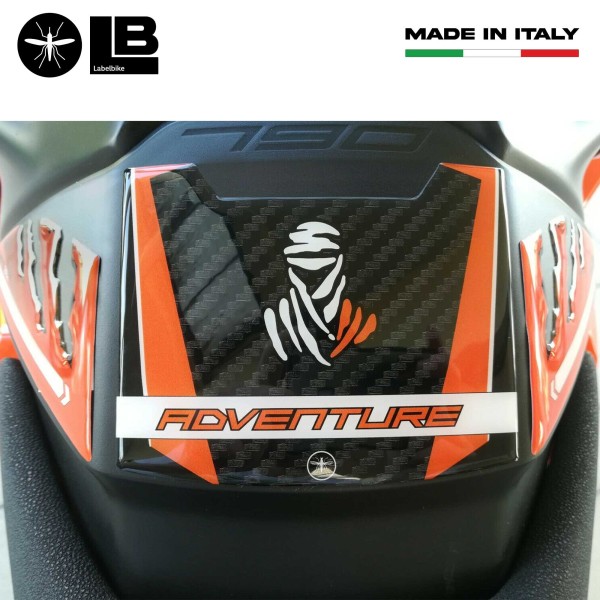 PARASERBATOIO ADESIVO in RESINA GEL 3D compatibile con KTM 890 e 790 ADVENTURE