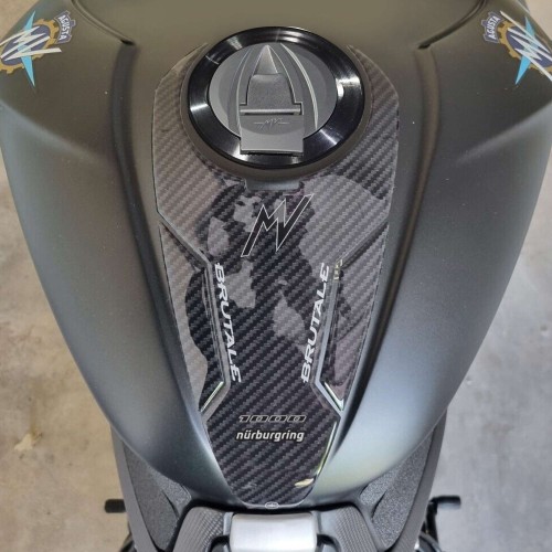 Protection de réservoir adhésive pour moto compatible avec Mv Agusta Brutale 1000RR Nurburgring