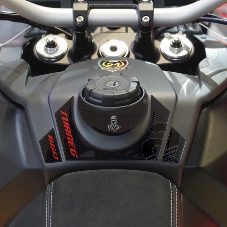Protector depósito adhesivo moto compatible con Aprilia Tuareg 660 2023-25