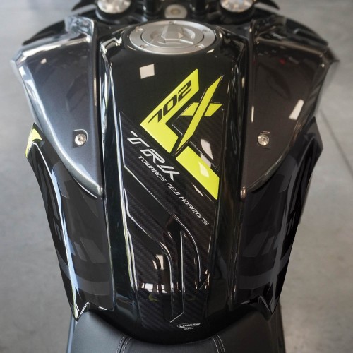 Paraserbatoio adesivo protezione serbatoio compatibile con Benelli TRK 702x