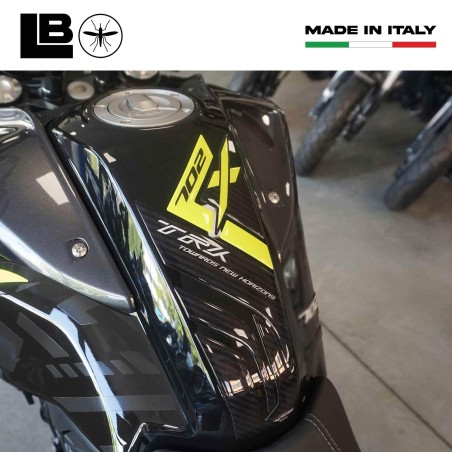 Paraserbatoio adesivo protezione serbatoio compatibile con Benelli TRK 702x