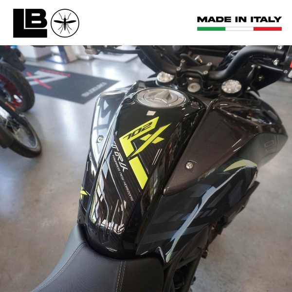 Paraserbatoio adesivo protezione serbatoio compatibile con Benelli TRK 702x
