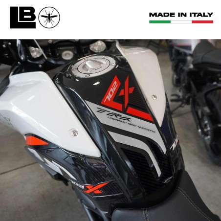 Paraserbatoio adesivo protezione serbatoio compatibile con Benelli TRK 702x