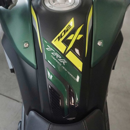 Paraserbatoio adesivo protezione serbatoio compatibile con Benelli TRK 702x