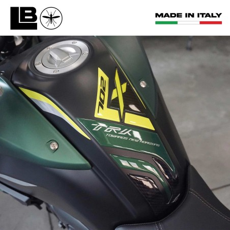 Paraserbatoio adesivo protezione serbatoio compatibile con Benelli TRK 702x