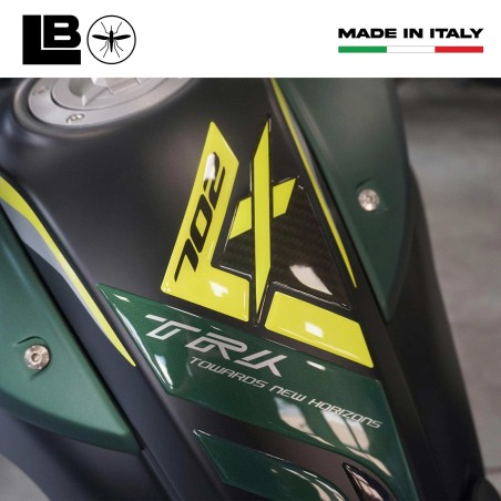 Paraserbatoio adesivo protezione serbatoio compatibile con Benelli TRK 702x