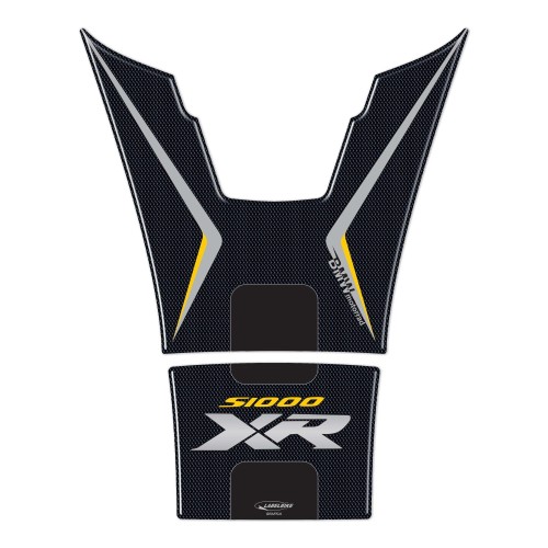 PARASERBATOIO ADESIVO SERBATOIO 3D compatibile per MOTO BMW S1000XR TRIPLE BLACK 