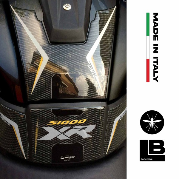 3D ADHESIVE BOTTLE SEAL kompatibel für BMW S1000XR TRIPLE BLACK MOTO