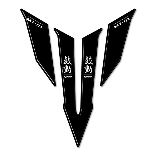 PARASERBATOIO ADESIVO SERBATOIO in RESINA 3D compatibile MOTO YAMAHA MT-01 kodo