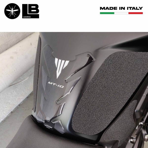 PARASERBATOIO ADESIVO SERBATOIO in RESINA 3D compatibile per MOTO YAMAHA MT-10
