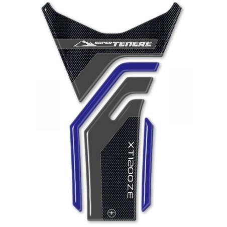 3D RESINA ADHESIVA TANQUE PARASTER compatible YAMAHA SUPER TENERE azul
