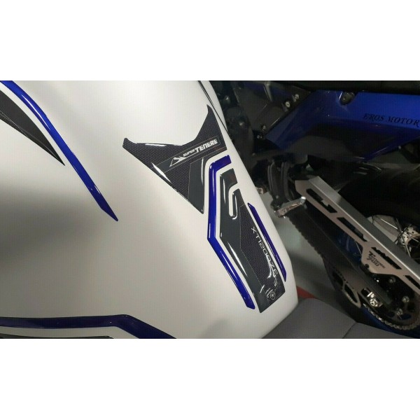 3D RESIN ADHESIVE TANK PARASTER compatible YAMAHA SUPER TENERE bleu