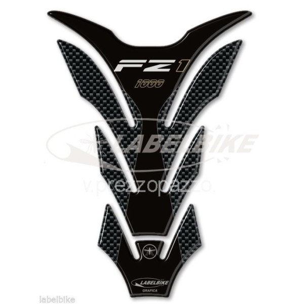 PARASERBATOIO ADESIVO SERBATOIO in RESINA GEL 3D compatibile per MOTO YAMAHA FZ1