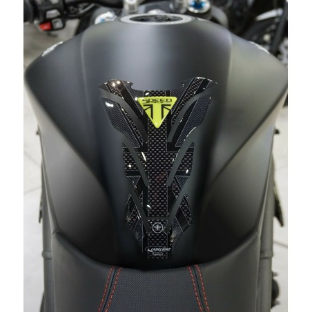 Paraserbatoio gel 3D per moto compatibile Triumph Speed Triple 1050 union jack 