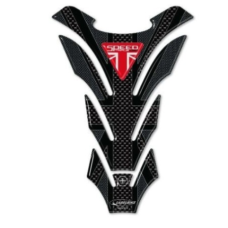 Paraserbatoio gel 3D per moto compatibile Triumph Speed Triple 1050 union jack 