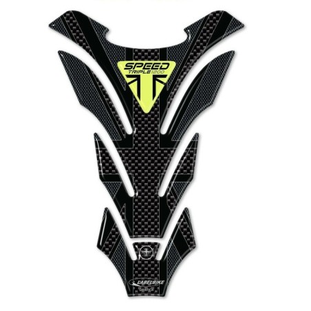 Paraserbatoio gel 3D per moto compatibile Triumph Speed Triple 1200 union jack