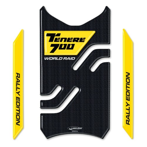 3D Gel Tankschutz für Motorräder kompatibel Yamaha tenere 700 tènèrè rally edition 2