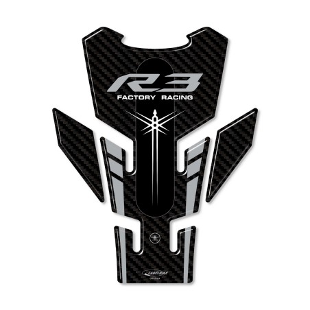 Protector de depósito de gel 3D x moto compatible Yamaha R3 2019-2025