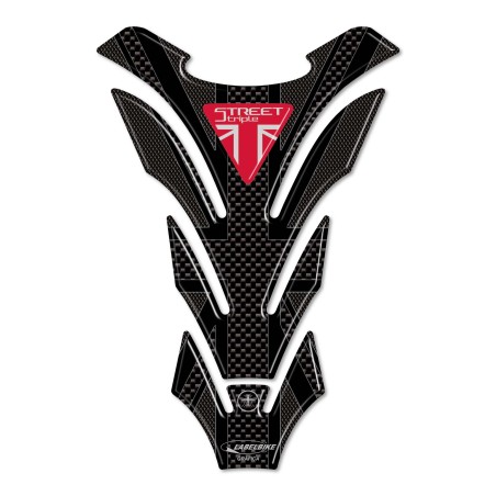 Paraserbatoio in gel 3D per moto compatibile Triumph Street Triple Union Jack