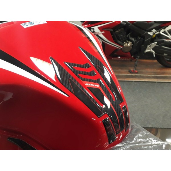 PARASERBATOIO in GEL 3D PROTEZIONE compatibile per moto CBR 500 R HONDA CBR 500R 