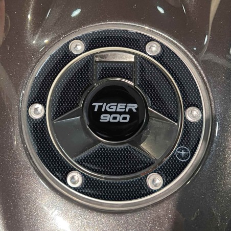 Sticker 3D Protection Bouchon de Réservoir Moto compatible avec Triumph Tiger 900