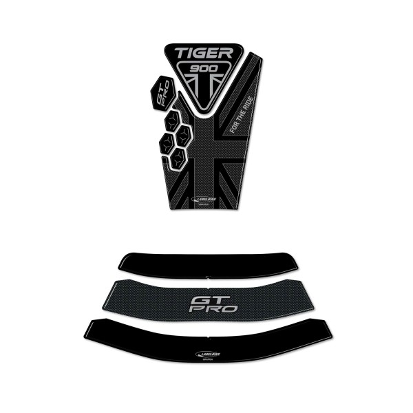 Motorrad-Tankaufkleber Schutz-Kit kompatibel mit Triumph Tiger 900 GT Pro