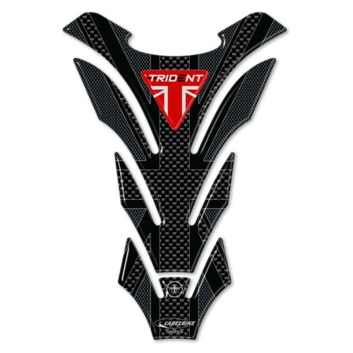 Paraserbatoio in resina 3D per moto compatibile Triumph Trident 660 union jack 2