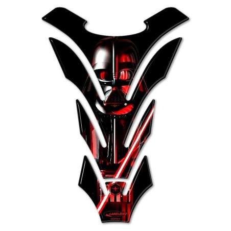 PARASERBATOIO in resina gel 3D DART VADER STAR WARS - ADESIVO PROTEZIONE MOTO