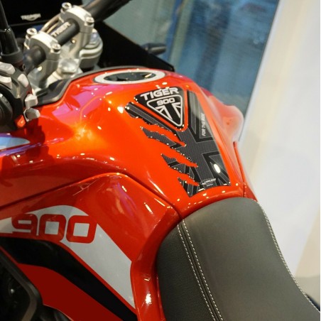 Paraserbatoio in resina gel 3D per moto compatibile Triumph Tiger 900 GT e Rally