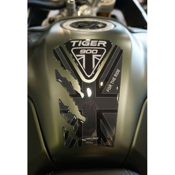 Paraserbatoio in resina gel 3D per moto compatibile Triumph Tiger 900 GT e Rally