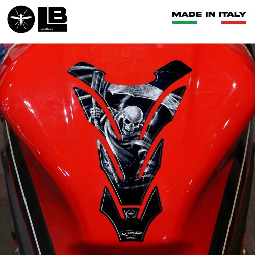 Pegatinas de resina 3D para tanques de motocicletas Death Horror Tank Stickers 2