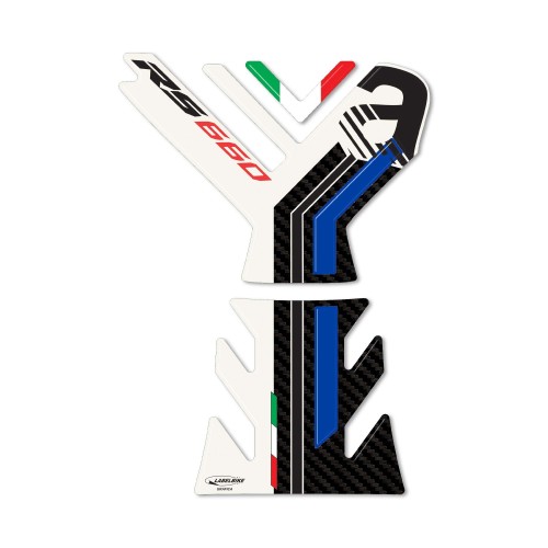 Paraserbatoio moto Adesivo 3D compatibile con Aprilia RS 660 Limited Edition 2