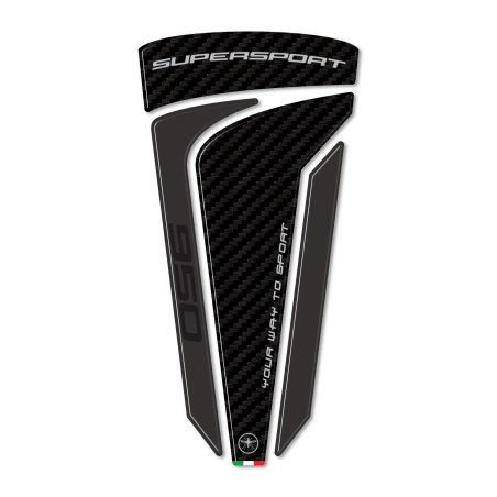 Protège réservoir moto 3D adhésif compatible avec Ducati Supersport 950 2021-2024
