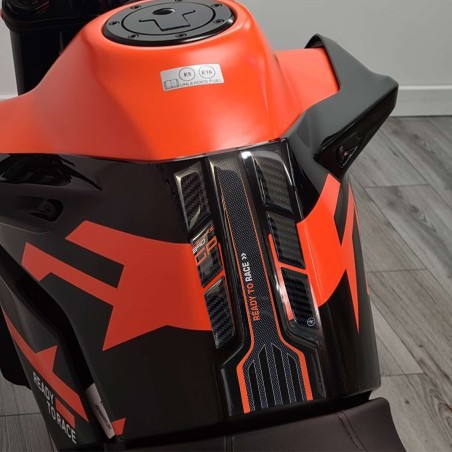 Selbstklebender Gel 3D Motorradtankschutz kompatibel mit Ktm Duke 890 GP 2022 - 2023