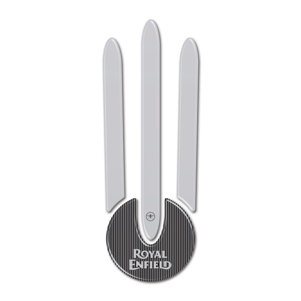 Paraserbatoio Moto Adesivo in resina gel 3D compatibile con Royal Enfield