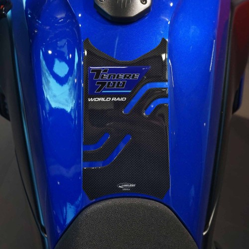 Protector de depósito de moto Pegatina de gel de resina 3D compatible con Yamaha Tenere 700 2023