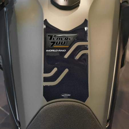 Paraserbatoio Moto Adesivo resina gel 3D compatibile con Yamaha Tenere 700 2023