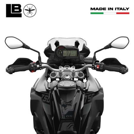 Protège réservoir moto 3D adhésif compatible avec Bmw F 750 Gs Triple Black 2021-23