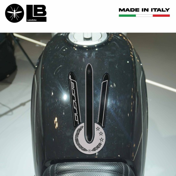 Tank guard resin gel 3D motorbike protection compatible with Benelli Leoncino 500