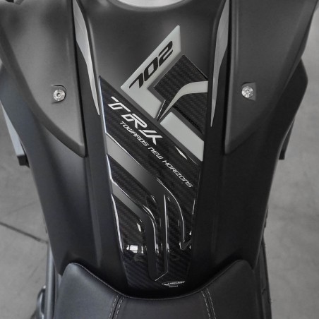 Paraserbatoio resina gel 3D protezione moto compatibile con Benelli TRK 702