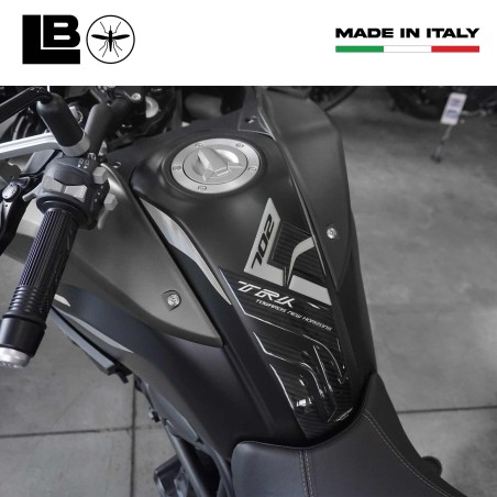 Paraserbatoio resina gel 3D protezione moto compatibile con Benelli TRK 702