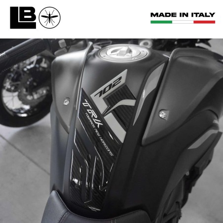 Paraserbatoio resina gel 3D protezione moto compatibile con Benelli TRK 702