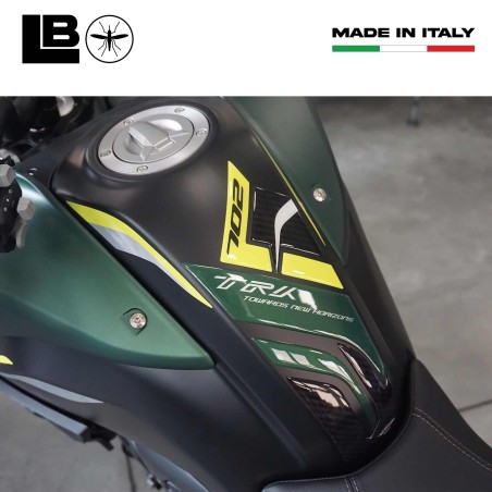 Paraserbatoio resina gel 3D protezione moto compatibile con Benelli TRK 702