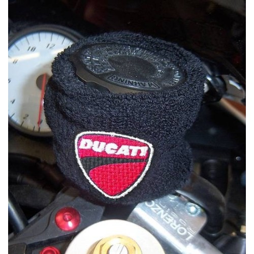 BRAKE OIL FLUID REServoir COVER compatible MOTO DUCATI Black or White