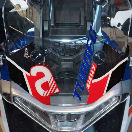 Protezione cupolino moto Adesivi 3D compatibili con Aprilia Tuareg 660 Podium