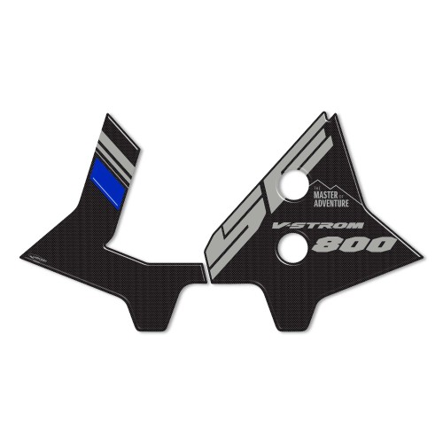 Motorbike windshield protector 3D Gel sticker compatible with Suzuki V-Strom 800SE 2